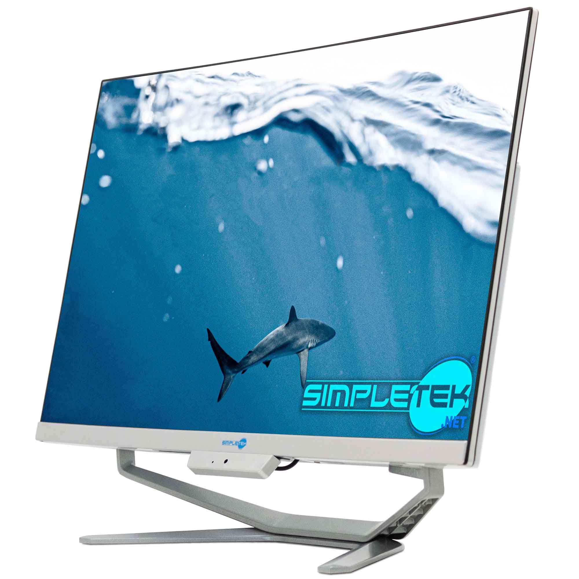 SIMPLETEK - Ordinateur tout-en-un 24" Full HD | G460 CPU | Windows 10 Professionnel | 8 Go RAM | SSD 120 Go