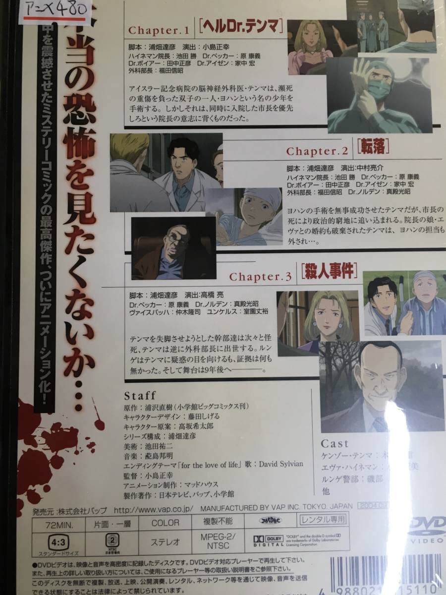 Amazon.co.jp: アニメ480 MONSTER TVアニメーション「モンスター」 25