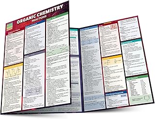 Organic Chemistry Reactions QuickStudy Laminated Reference Guide (QuickStudy Academic)