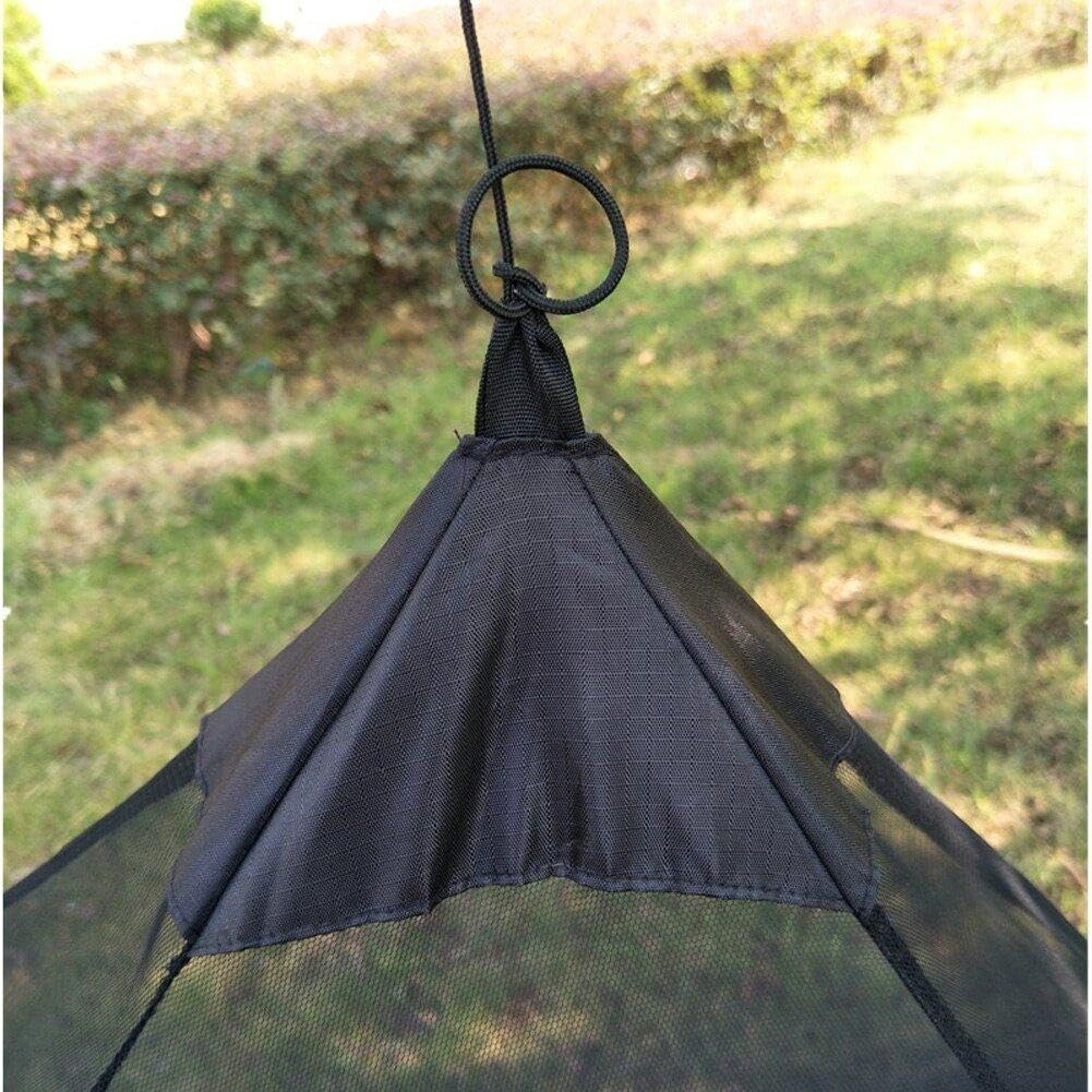 Zanzariera per campeggio, portatile, rete per insetti, compatta, per viaggi, patio e esterni, protezione da zanzare e insetti