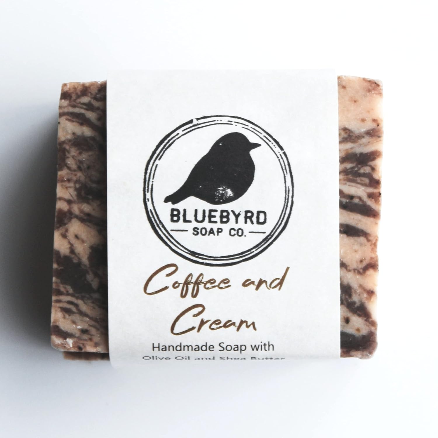 BLUEBYRD Soap Co. Coffee and Cream Exfoliating Soap Bar