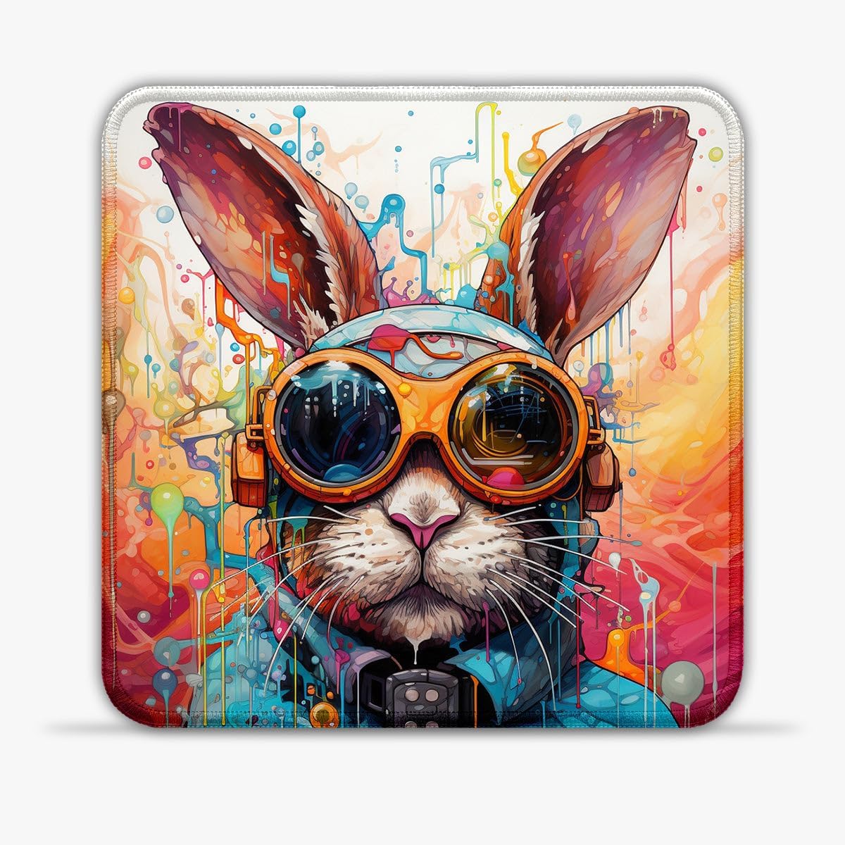Mouse Mat Art Rabbits cm 7.87 Gaming Mouse Pad Ultra-Smooth SU Fabric ...