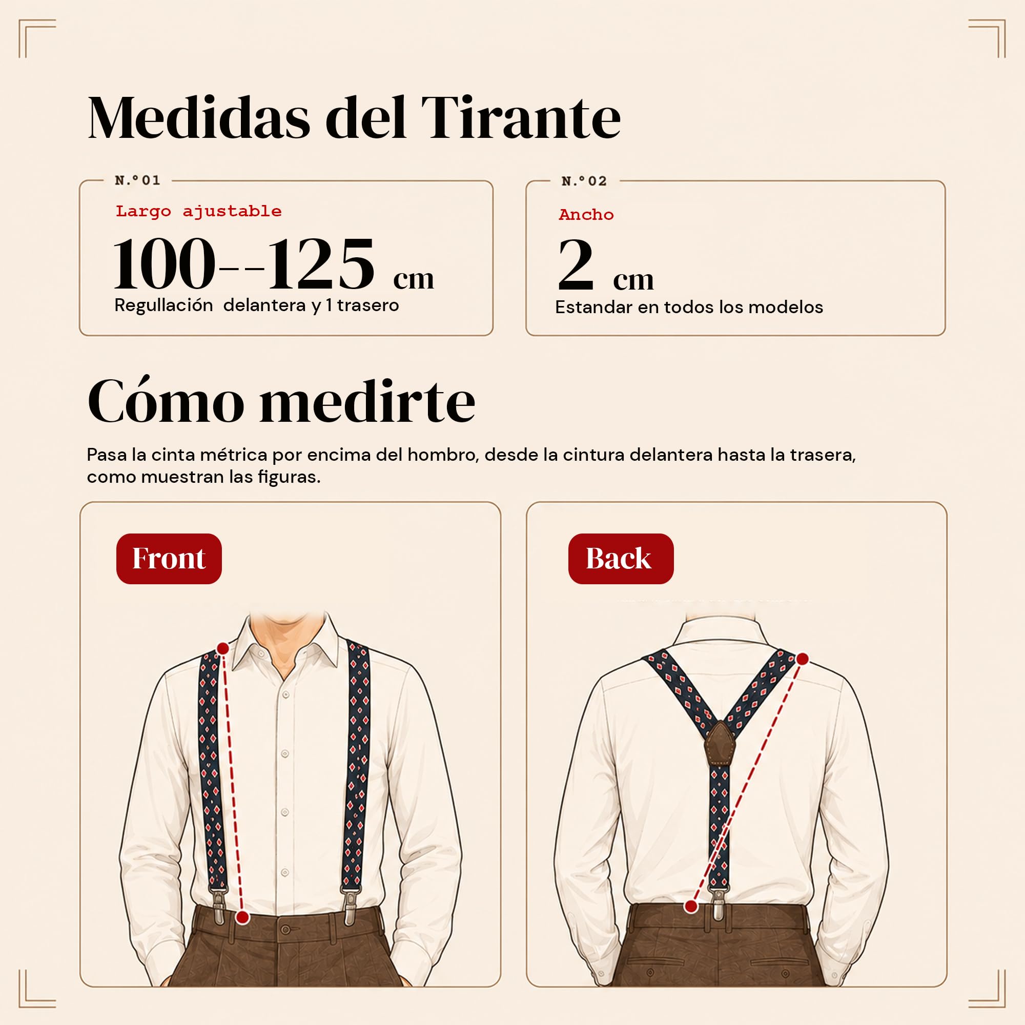 Tirantes Cuero Hombre 1