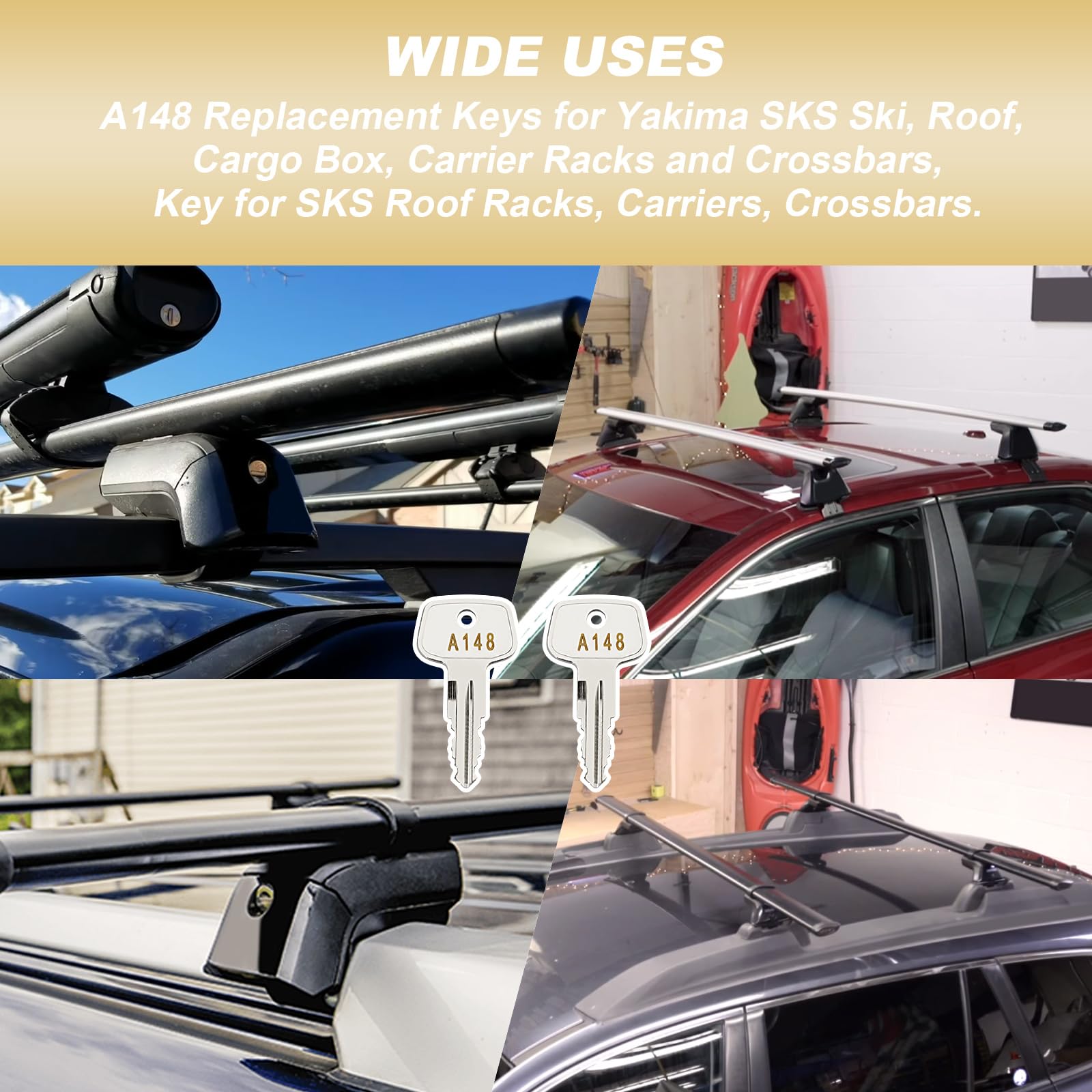 Amazon.com: A148 SKS roof Rack Key,Replacement Keys for Yakima SKS