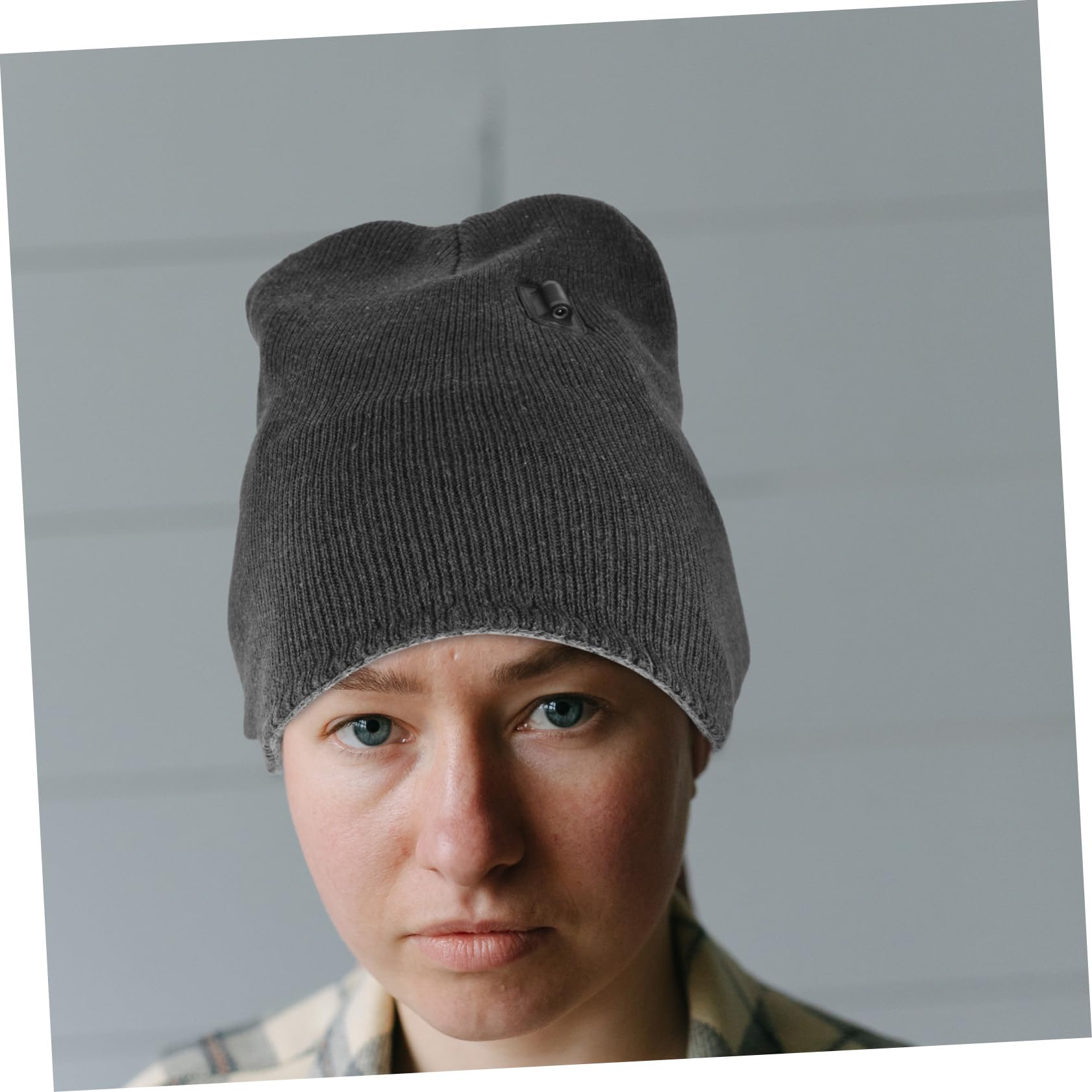 Sombrero Calentado Tapa Gorros Divertido Sombrero De Cubo Gracioso Hombres Pescador s Gorro Absorbente De Sudor Gorro Caliente Tejido Grey
