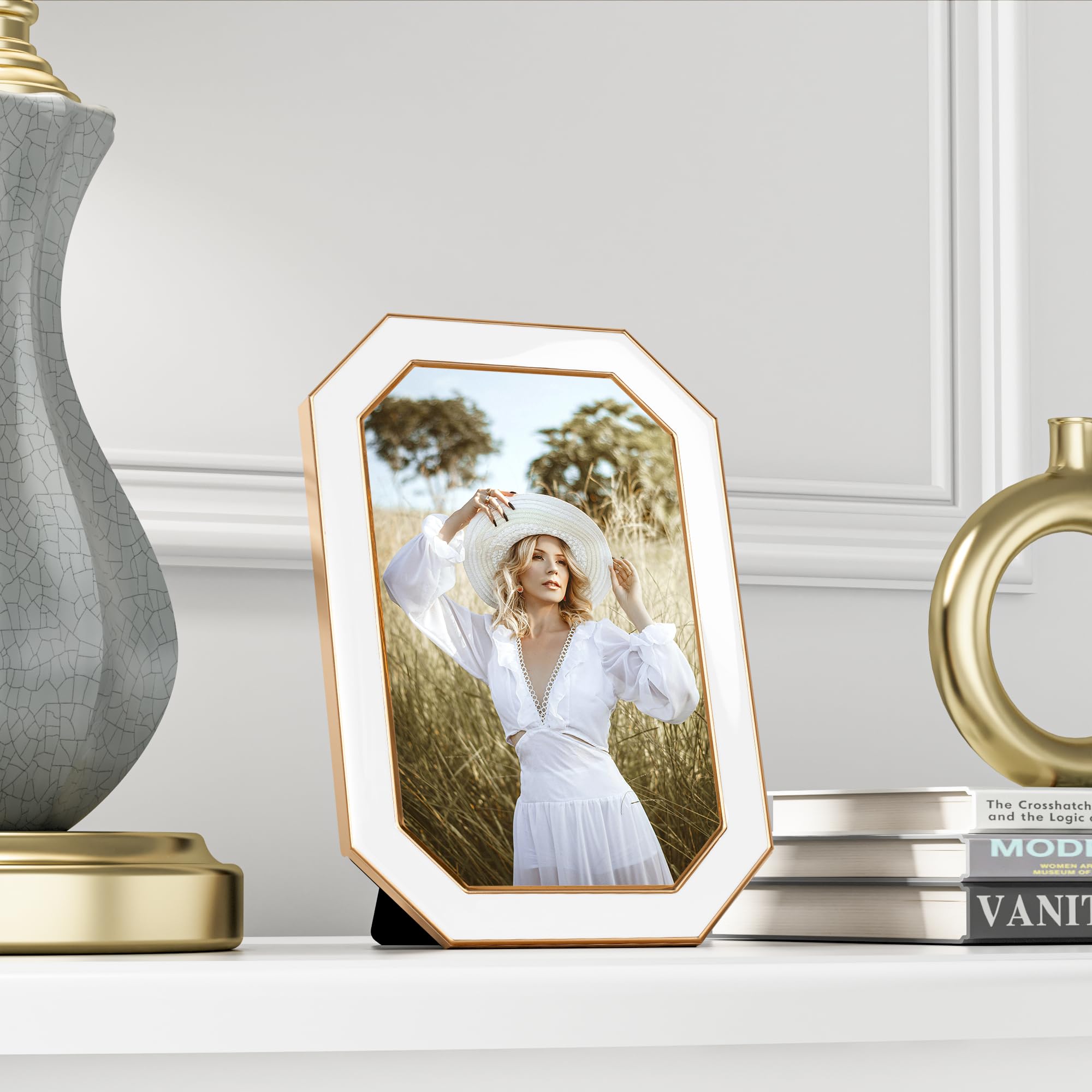 Amazon.com - RICHFOCUS 4x6 Enamel Picture Frame with HD-Tempered