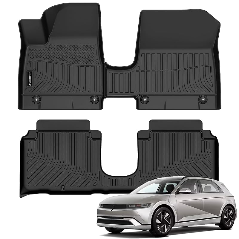 Tapetes Automotivos em TPE para Hyundai IONIQ 5 XRT/Limited 2025–2026 com Console Móvel AUXKO Kit com 3 peças