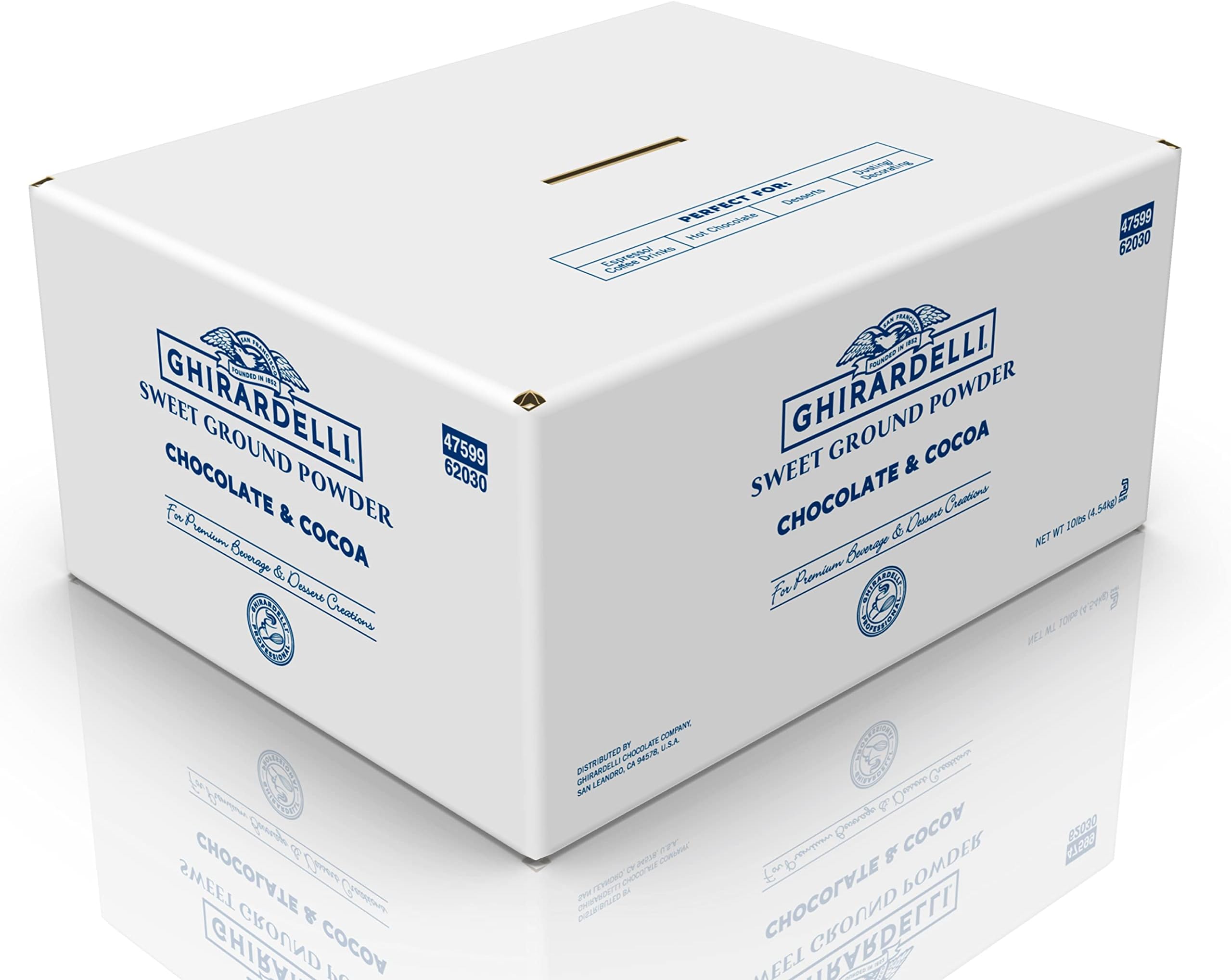 Ghirardelli Chocolate Sweet Ground Chocolate & Cocoa Beverage Mix, 10-Pound Package