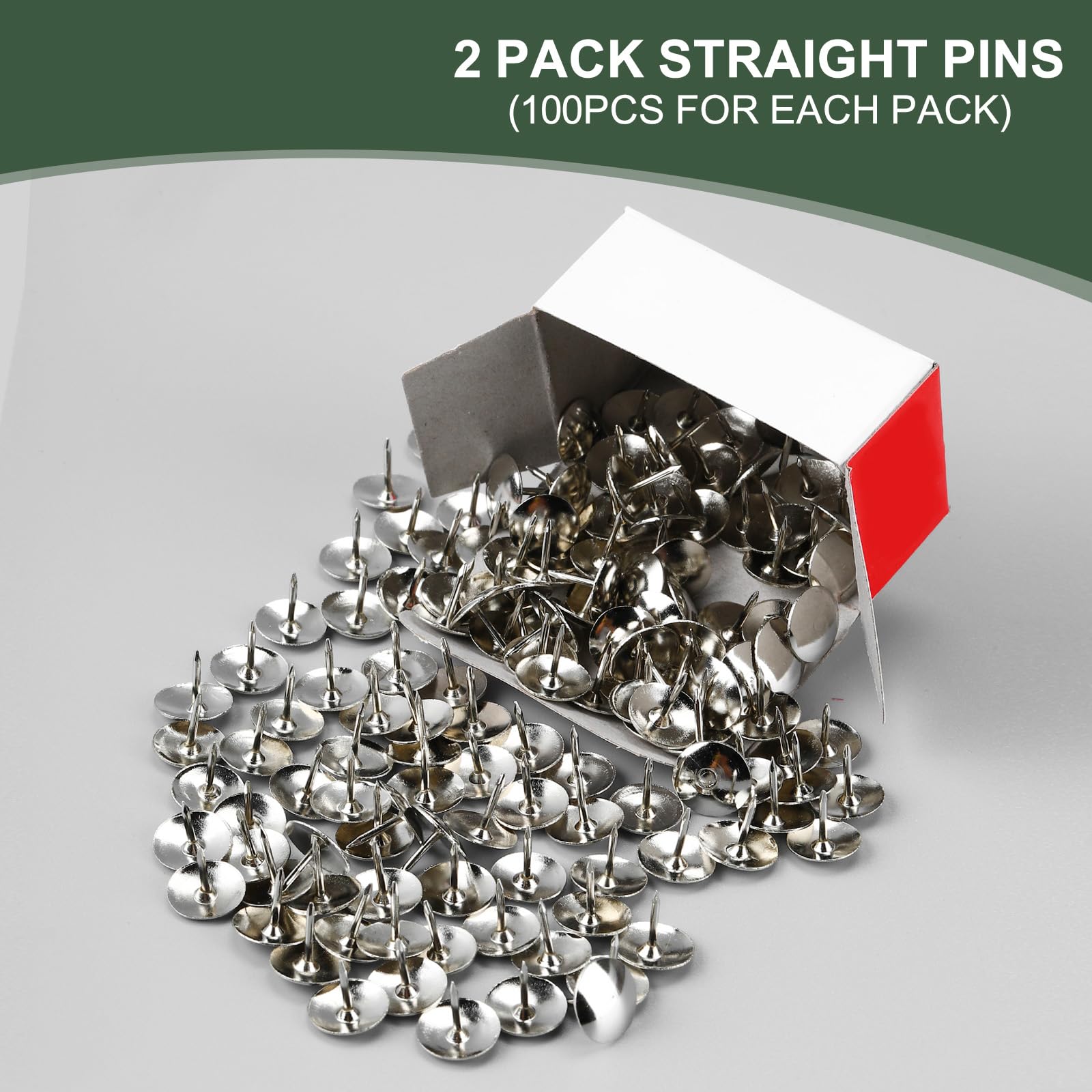 Notice Board Pins 400pcs Ap Tacks Push Pins, Stainless Steel Pearl ...