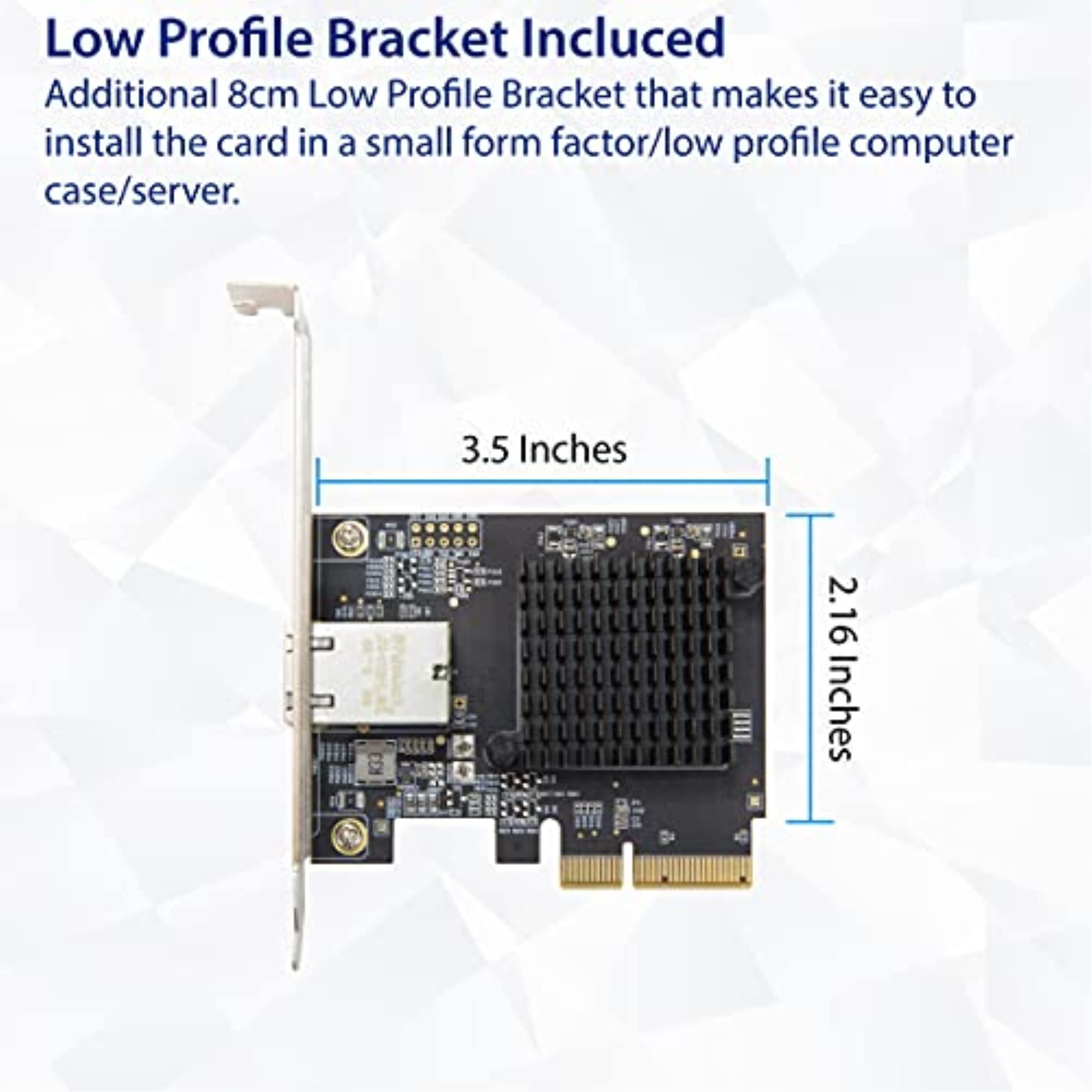 Amazon.com: 1 Port 10 Gigabit Ethernet Network Card - PCIe x4 10Gb