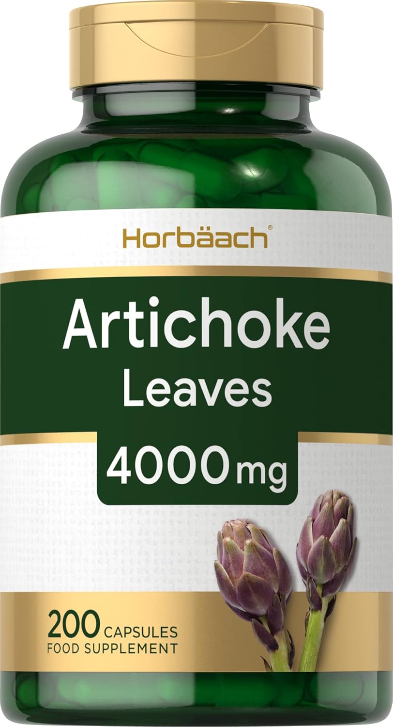 Artichoke Leaves Extract 4000mg 200 Capsules Dried and Cold