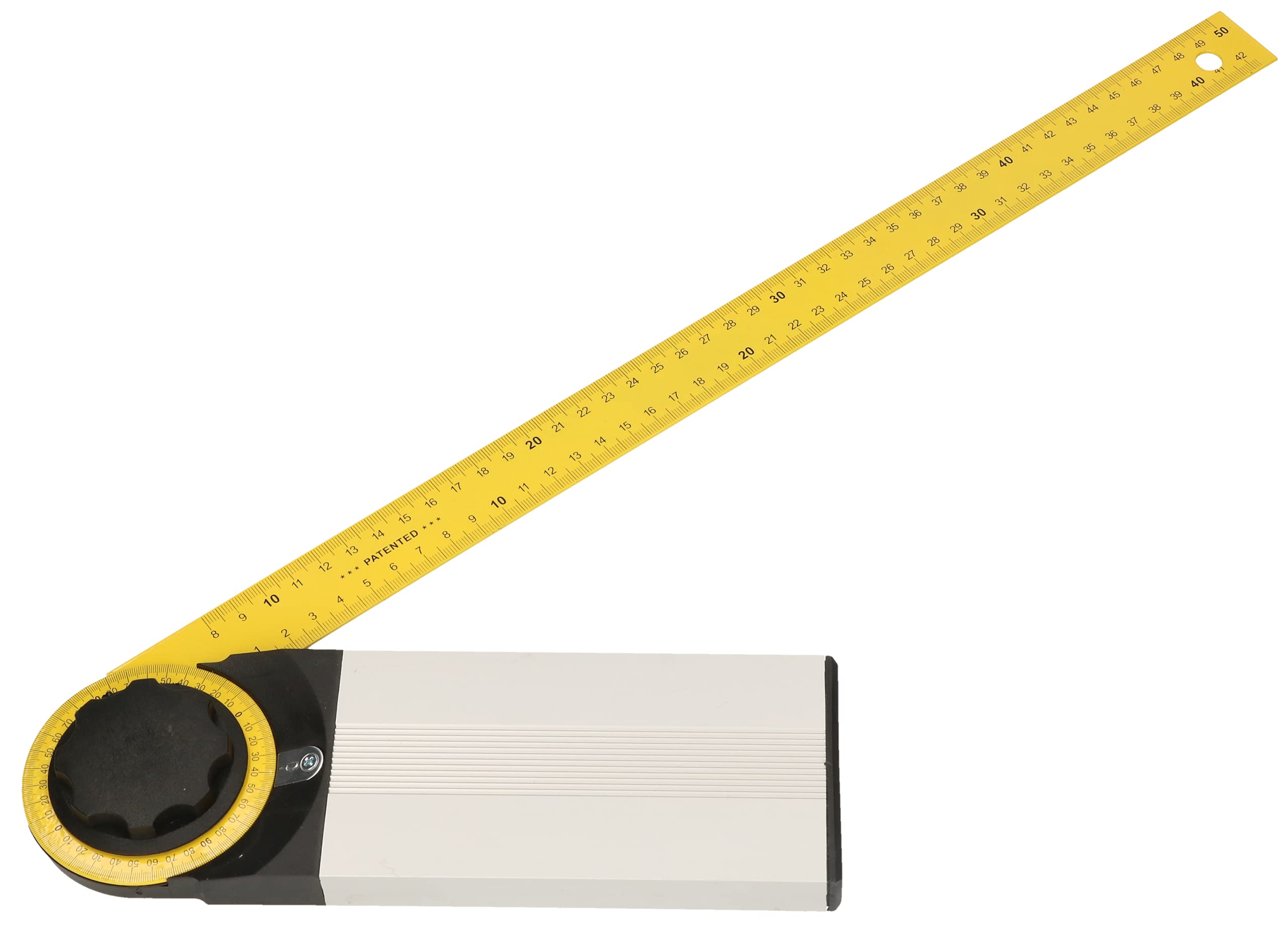 KOTARBAU® Winkelmesser 500 mm Einsteilbar mit Skala 0°–90° für präzise Messungen