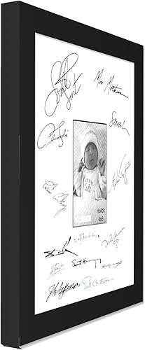 Vista 37 de Creative Picture Frames Marco distintivo de 5 x 7 – 16 x 20Bk-B – Marco de fotos con paspartú negro con capacidad para soportes de 5 x 7 pulgadas