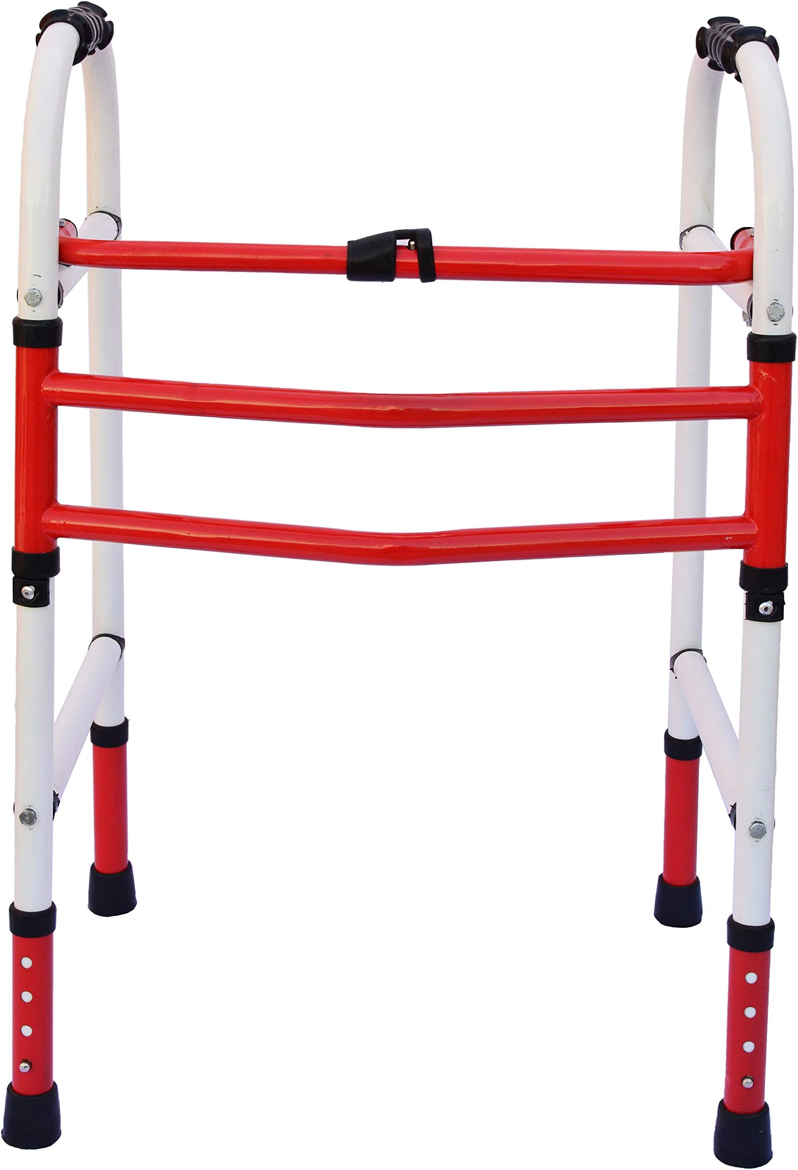 AMMINO INDIA Height adjustable Light Weight Portable Foldable Walker for Men Women Adults Patients & Old age People