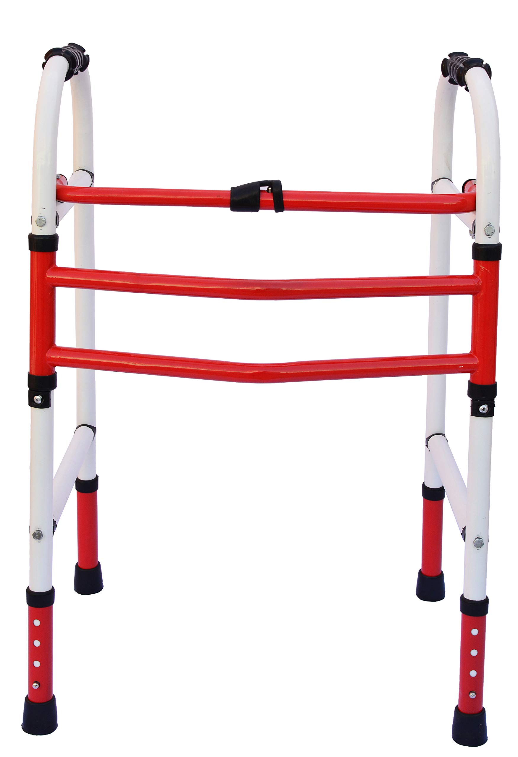 AMMINO INDIA Height adjustable Light Weight Portable Foldable Walker for Men Women Adults Patients & Old age People