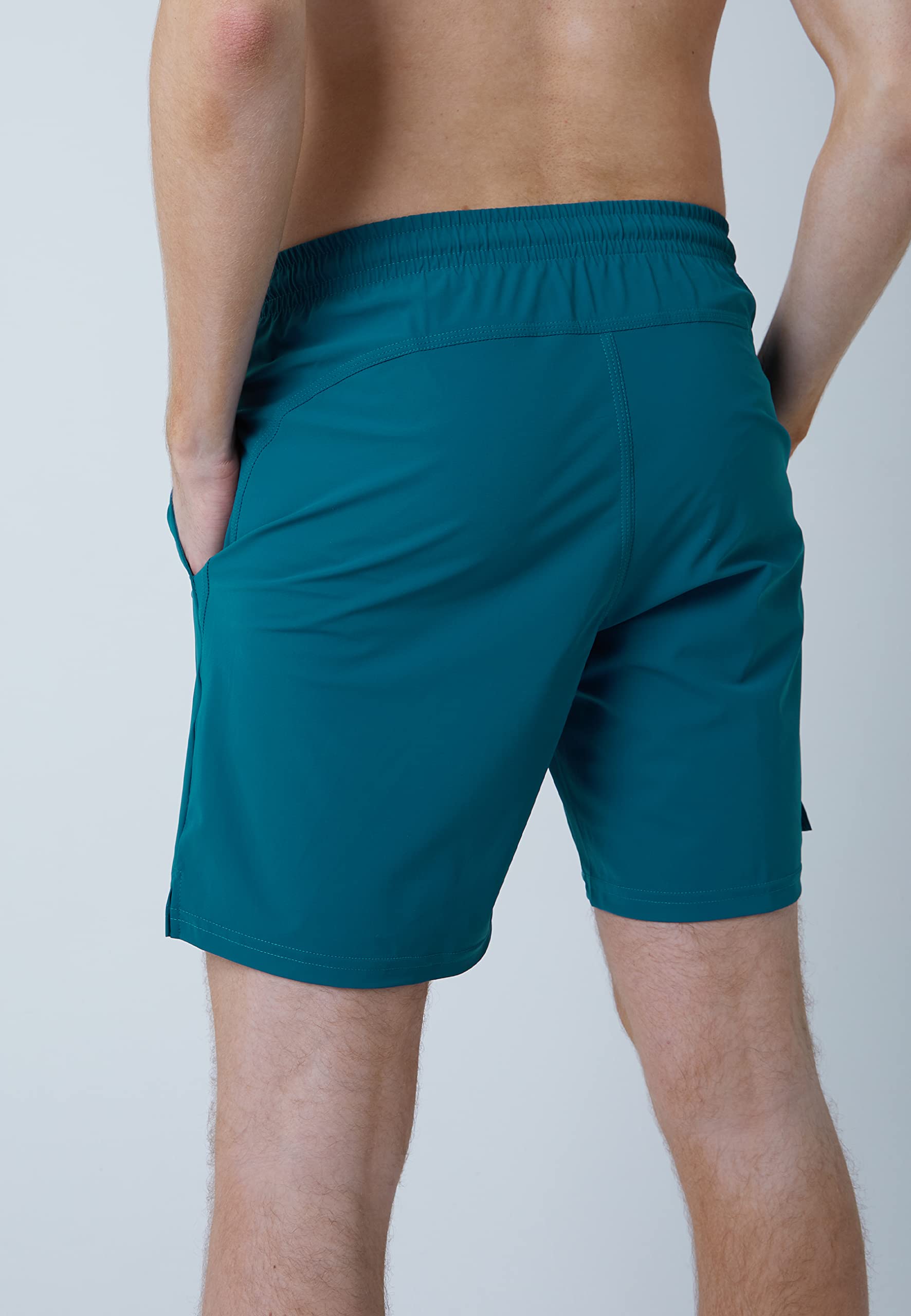 Sportkind Pantalones cortos de tenis para hombre y niño, regular, ultraligeros, muy elásticos, transpirables, protección UV