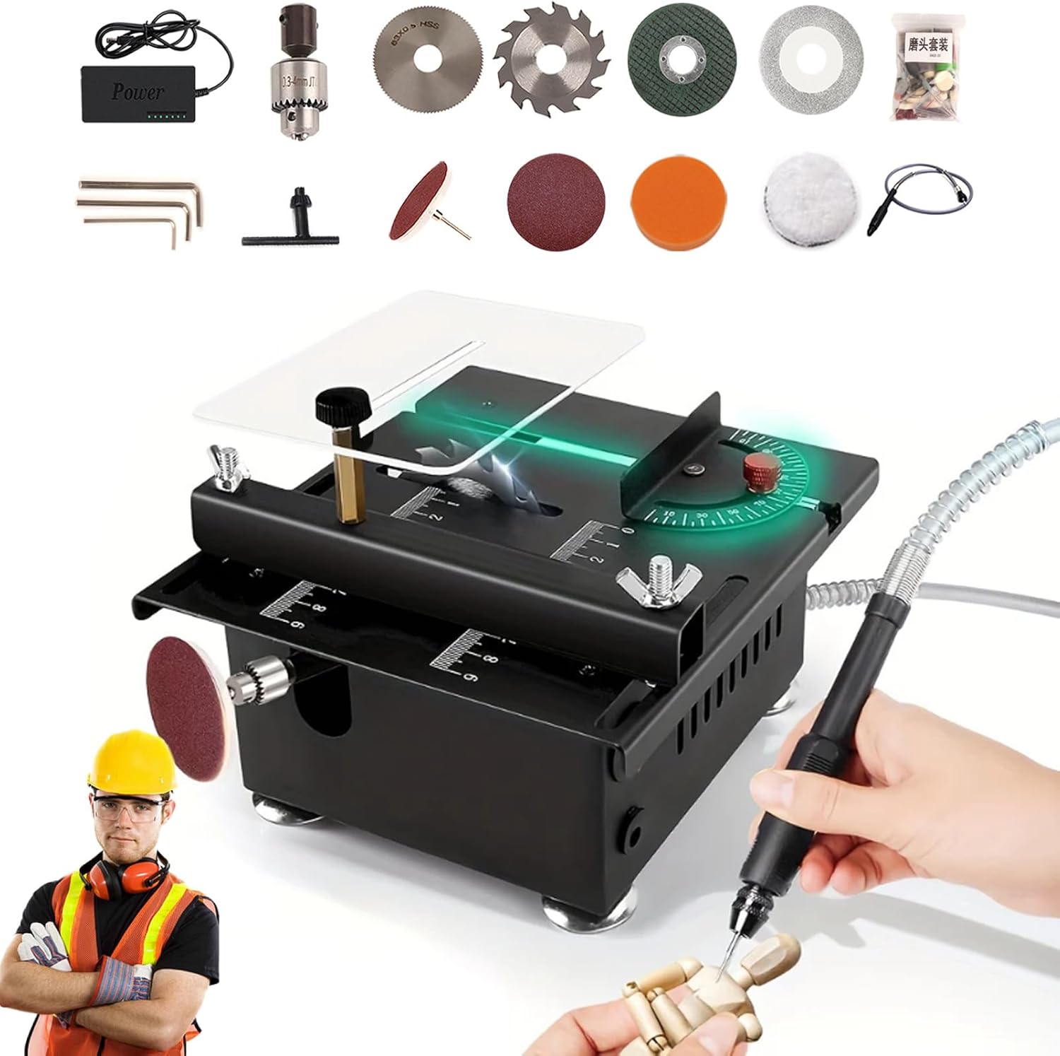 Saker Plus Mini Table Saw, 2024 Best Mini Table Saw, Mini Table Saw for