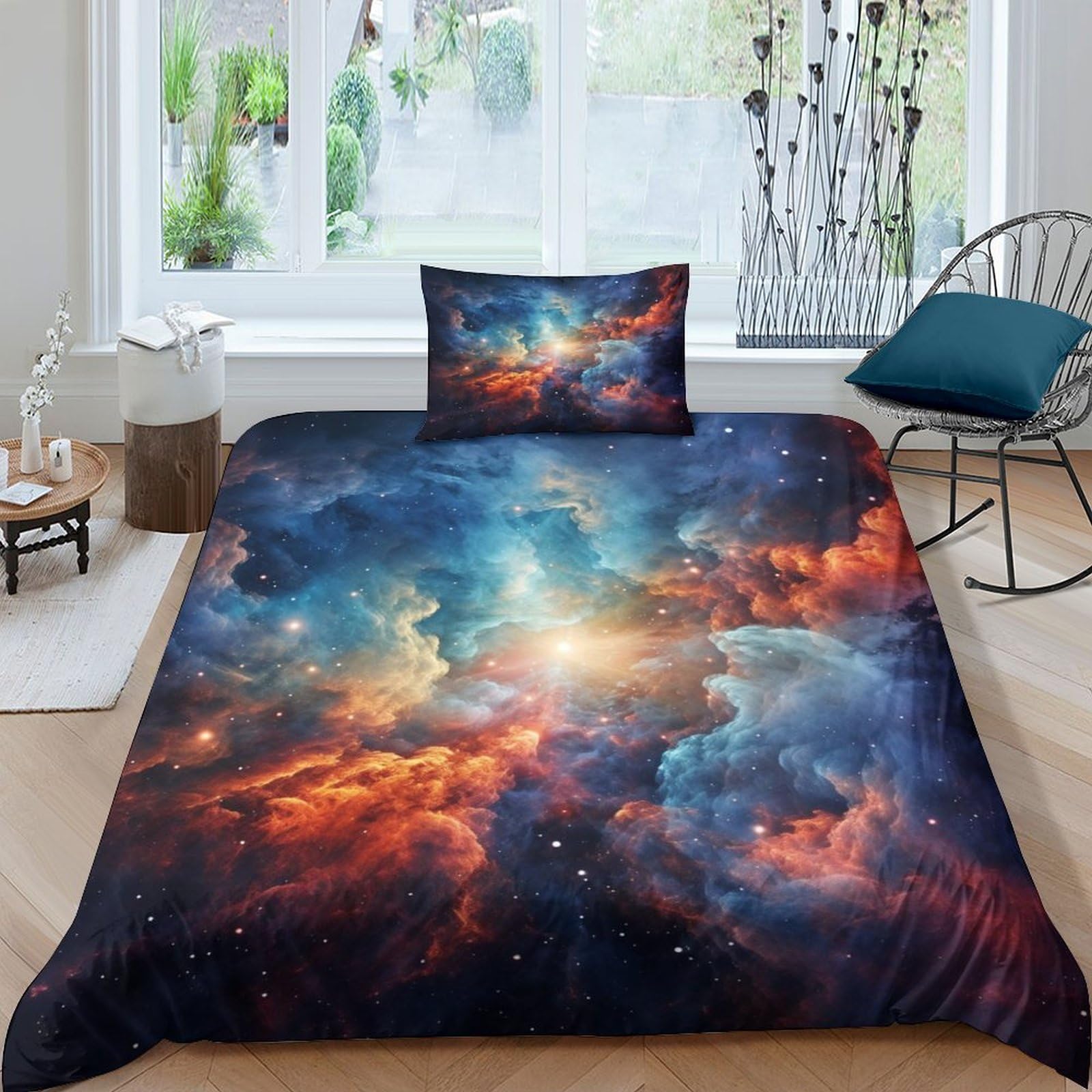 Couette souple et respirante hypoallergénique anti-acariens pour lit enfant 135x200cm