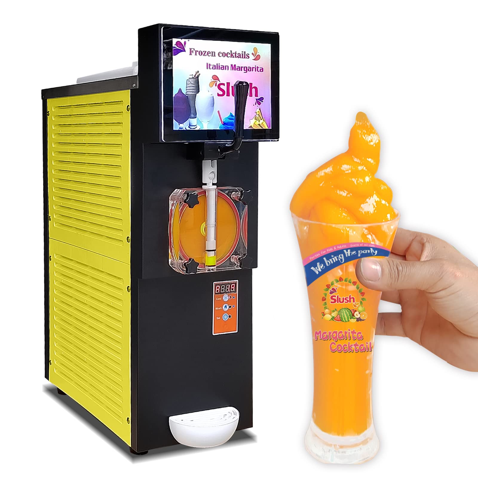 Amazon.com: Commercial 11L Tank Slushy Machine 1100W, Stainless 