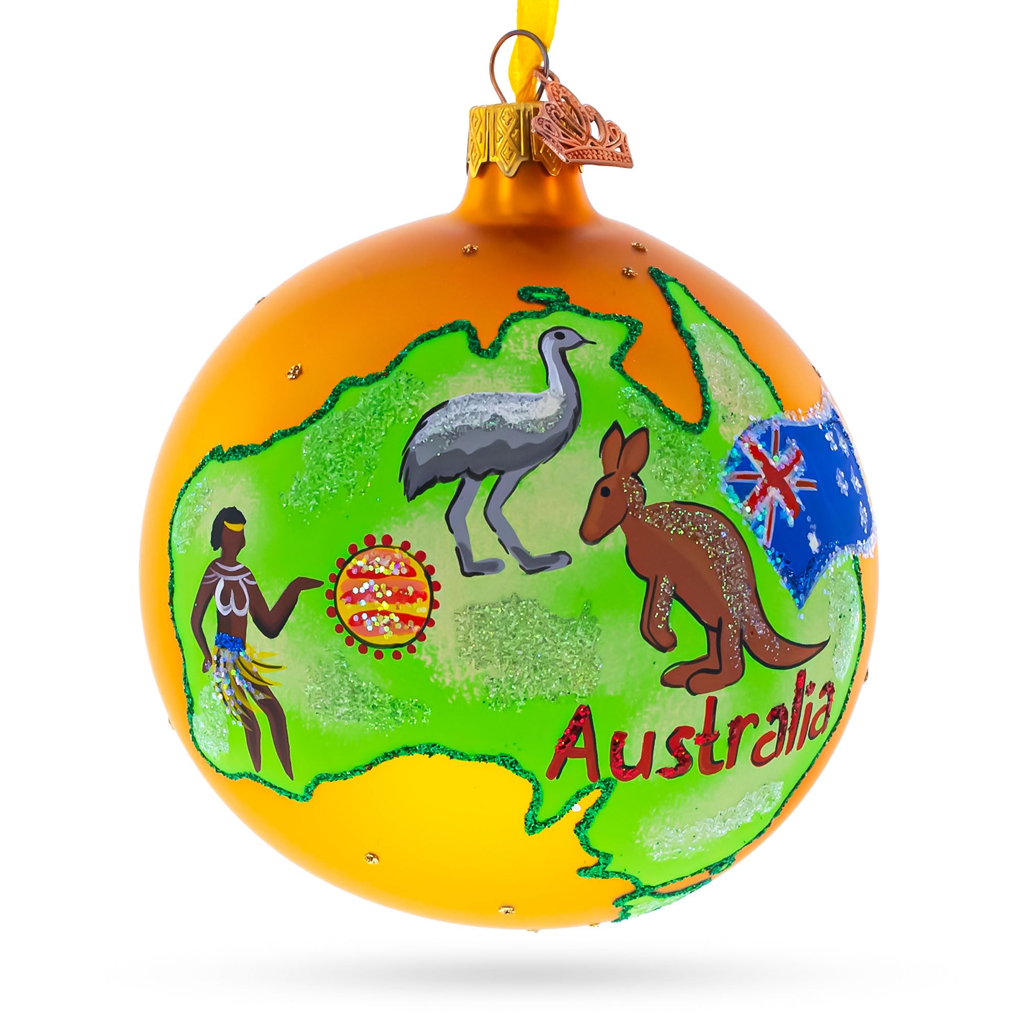 Décoration de Noël boule de verre idée cadeau pour passionnés d'évasion