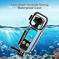 Vista 4 de PULUZ Funda de buceo para DJI Osmo Pocket 3 Underwater Waterproof Case Shell para Osmo Pocket 3 Cámara de Acción Funda Protectora Accesorios