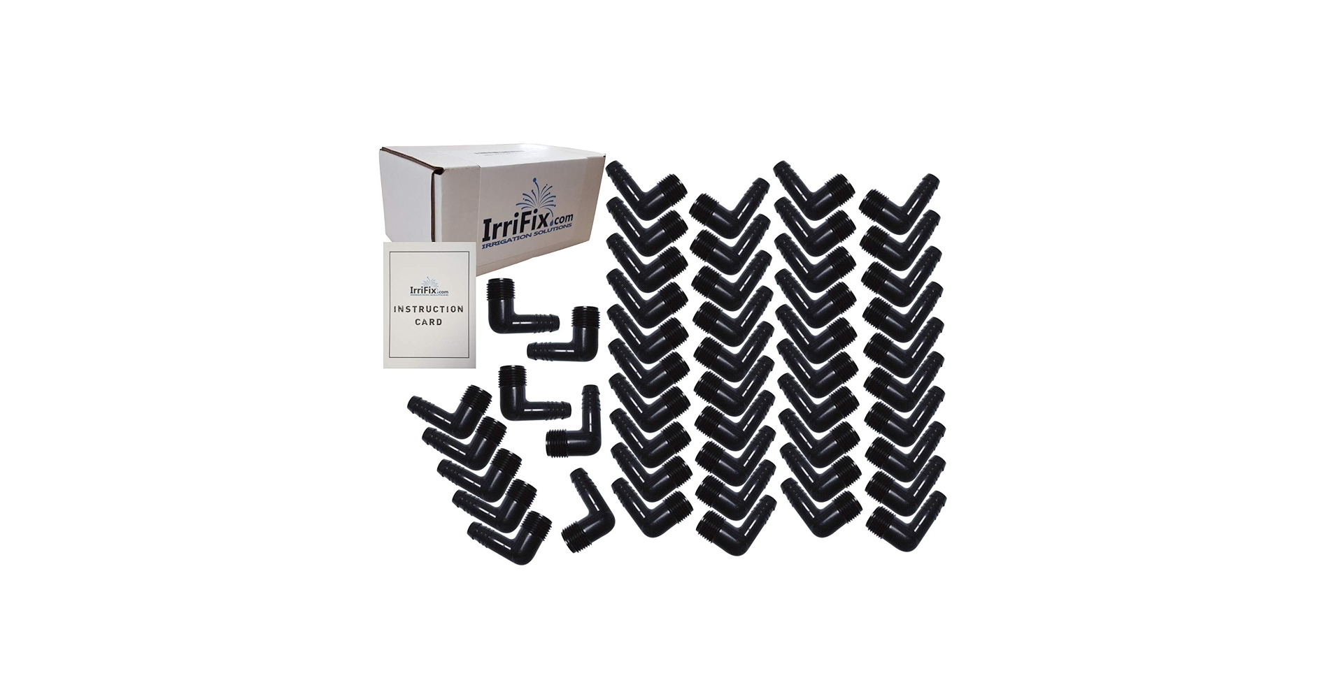 Amazon.com : IrriFix 50 Pack 1/2” Funny Pipe Elbows