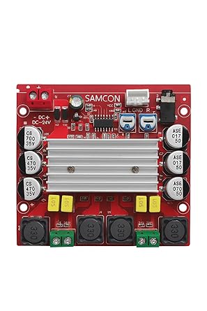 OTS WORLD 100W(50+50w) Stereo Audio Amplifier Board, Dual Channel Class D Module – DC 5V-12V Input – Compact & Efficient for DIY Speakers, Home Audio, Subwoofer & Car Amplification