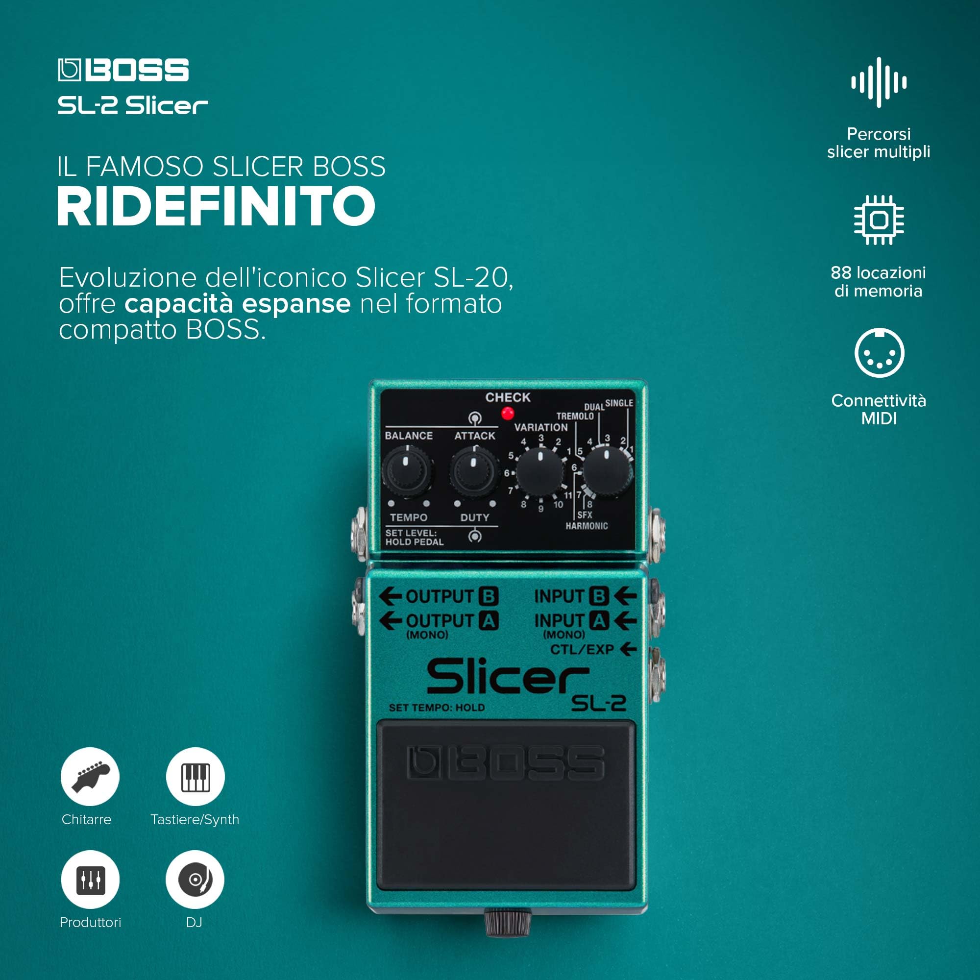 BOSS SL-2 Slicer The famous BOSS Slicer effect in an advanced