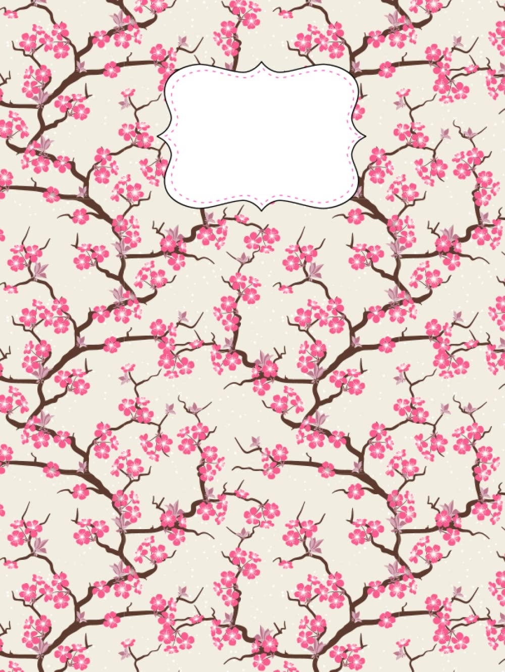 Cherry Blossom Notebook (Hardcover, 8.25x11in, 120 Lined Pages)