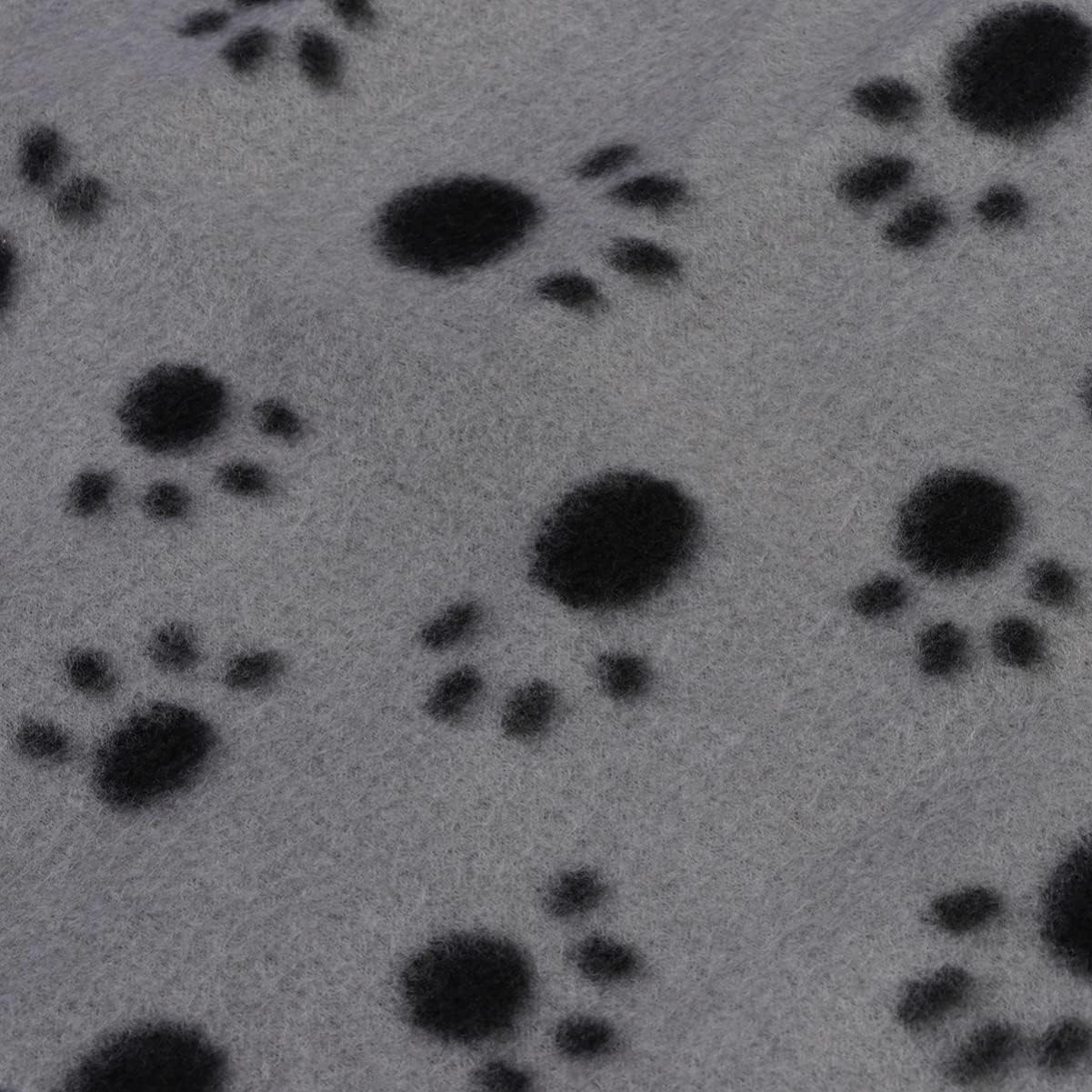 review Pet Blanket Small Dog Blanket Pet Bed Blanket Double-Sided Fleece Blanket Dog Blankets for Medium Dogs Pet Towel Sleeping Pad Blanket for Dogs Towels Big Dog Gray Bottom