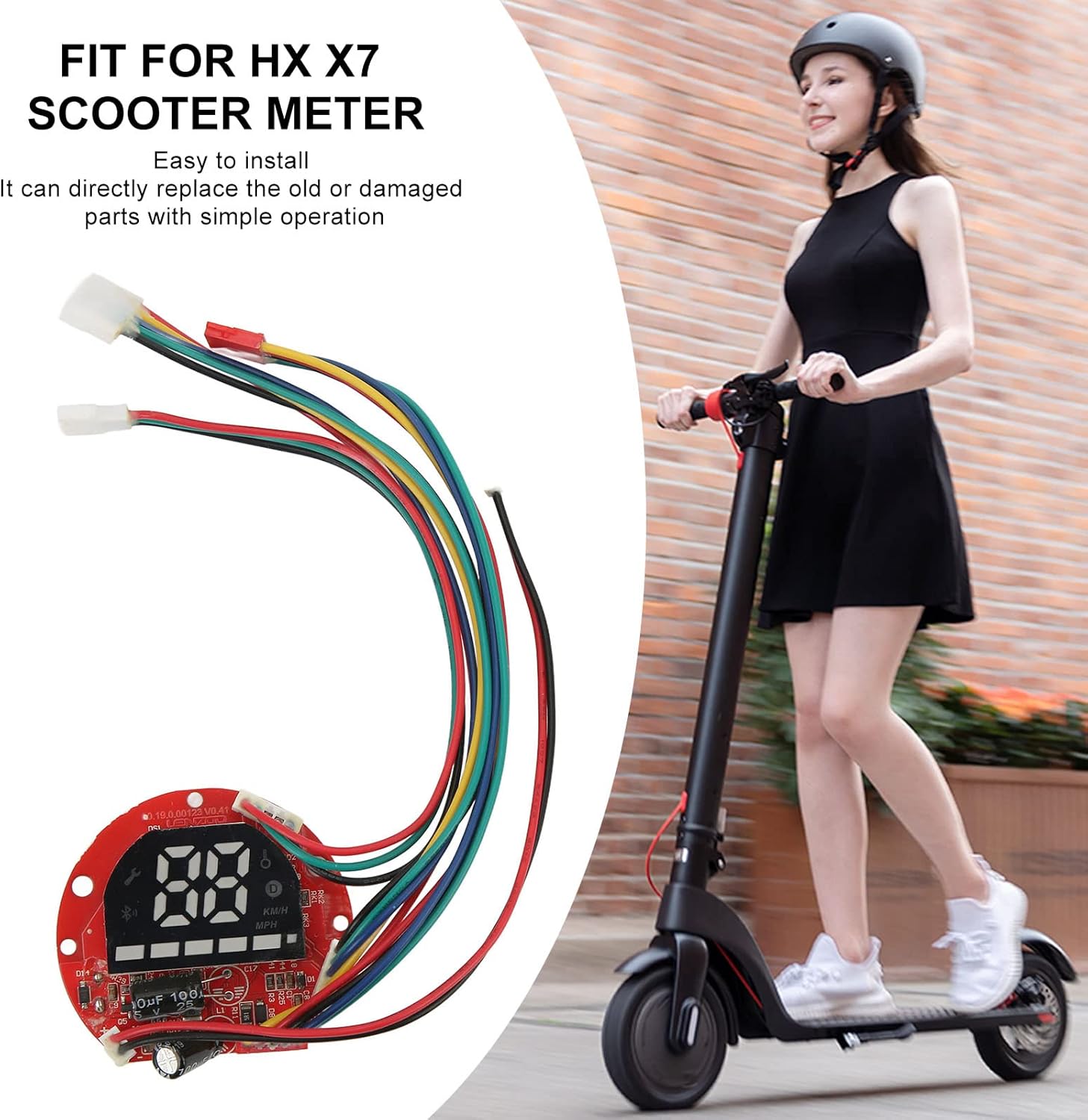 BuyWeek Tablou de bord electric afișare date trotineta