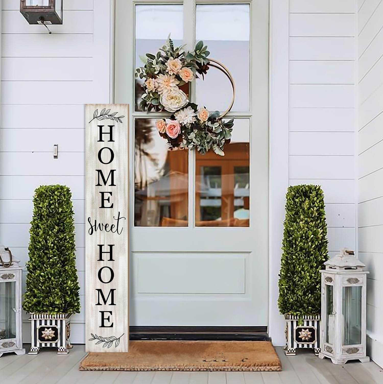 Welcome Sign Wooden Box – Farmhouse Home Decor, Freestanding Tabletop Sign For Entryway, Porch, Housewarming Gift - View #3