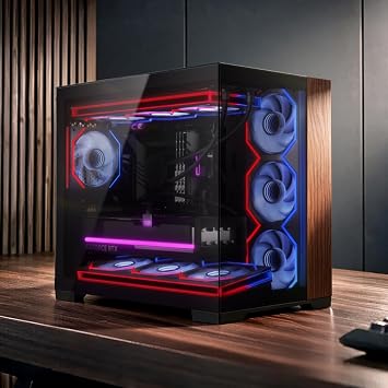 Asiahorse Scutum ATX PC Case,with 2MatrixPro 360 Fan & Umbra Hub