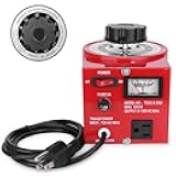 Beleeb Voltage Transformer 5 Amp Auto AC Variable Voltage Regulator,500VAC Max,120VAC Input, 0-120V/130VAC Output