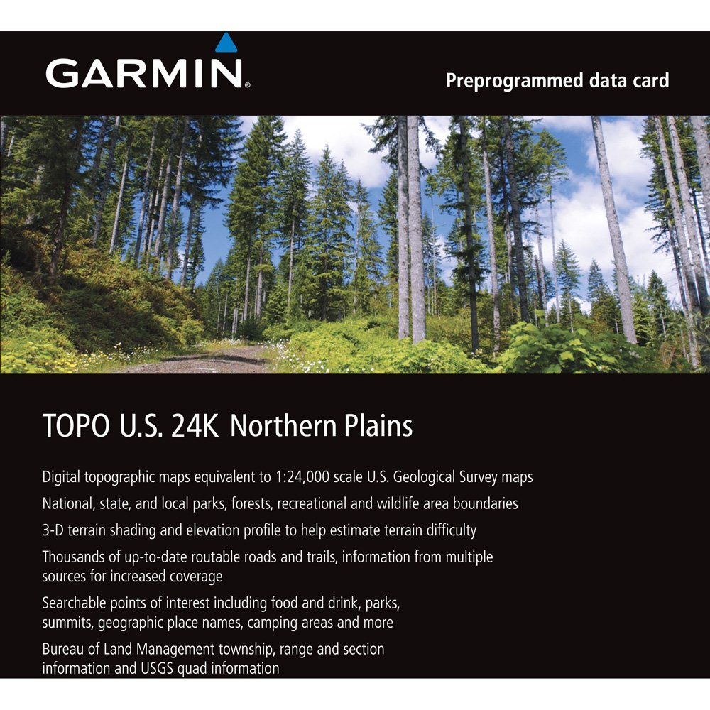 Garmin TOPO U.S. 24K Mappa Topografica, Northern Plains