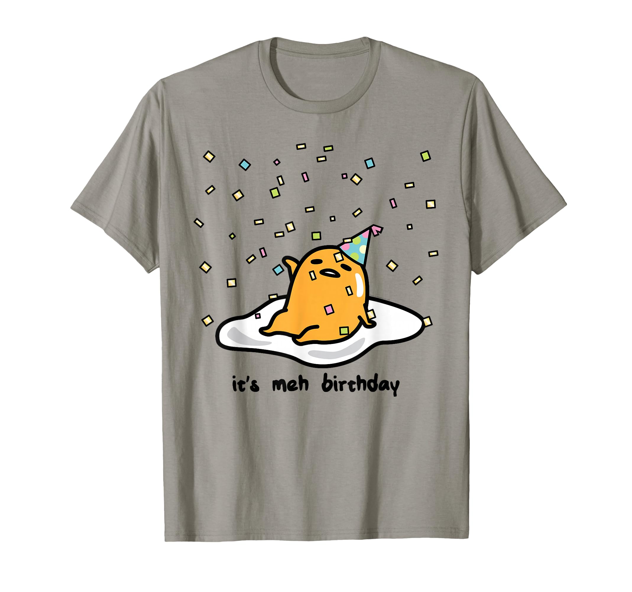 The Lazy Egg It's Meh My Birthday Confetti Party T-Shirt Small