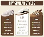 Project Cloud Sneakers for Women - Lace-up Shoes for Women Trendy Women Sneakers, Memory Foam Women's Fashion Sneakers Walking Shoes Women Footwear - Non-Slip Womens Shoes (Irita)