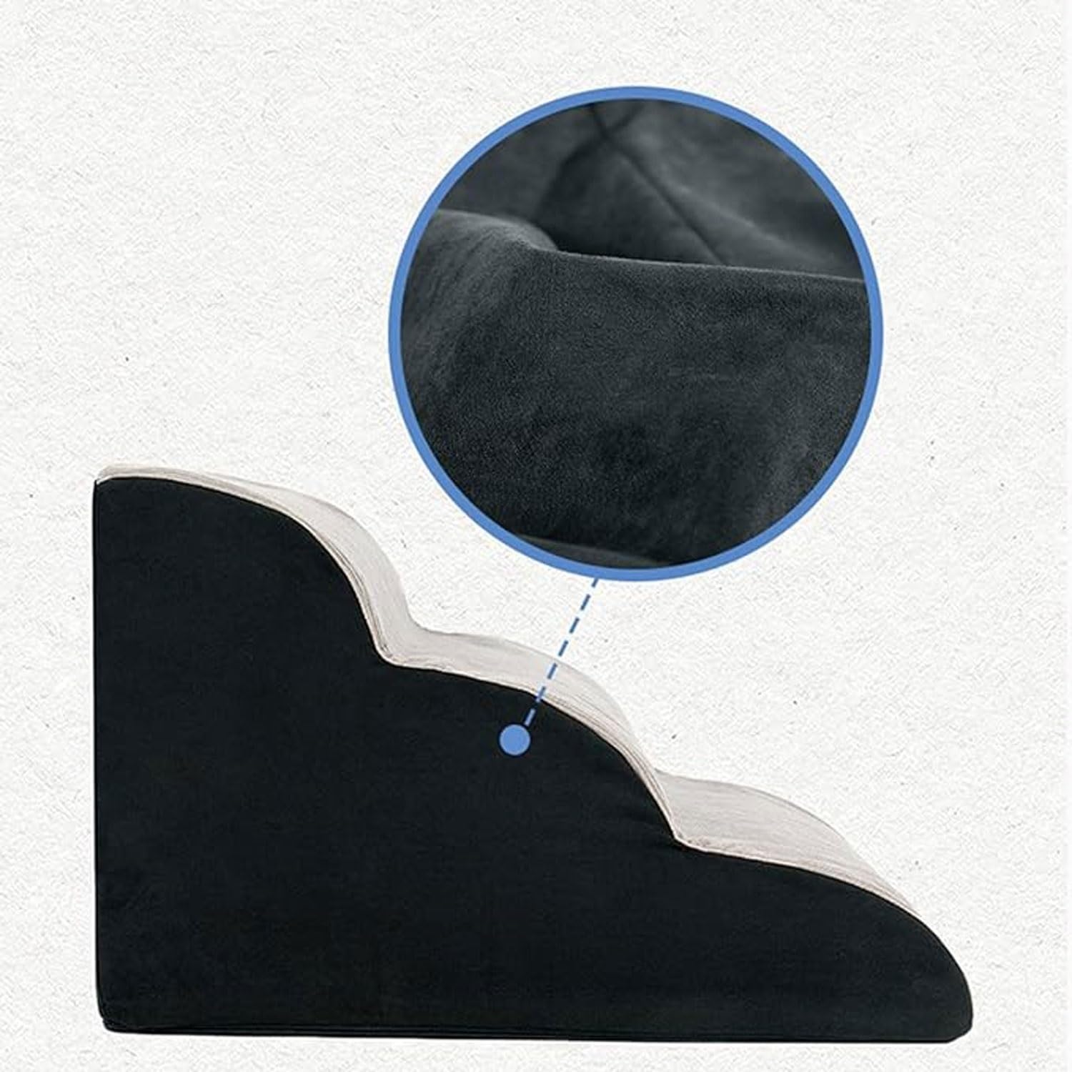 Scaletta Per Cani Otauoaea - 4 Gradini, Copertura Rimovibile, Antiscivolo, Per Divano E Letto - Foto 9