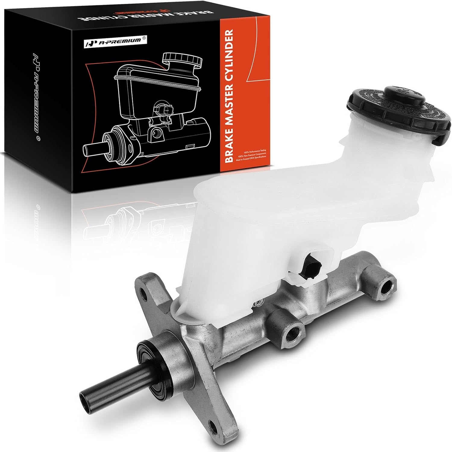 A-Premium Brake Master Cylinder with Reservoir and Sensor Compatible with Honda Accord 2008-2012 & Acura TSX 2009-2014 - Bore: 13/16 inch (20.64 mm)