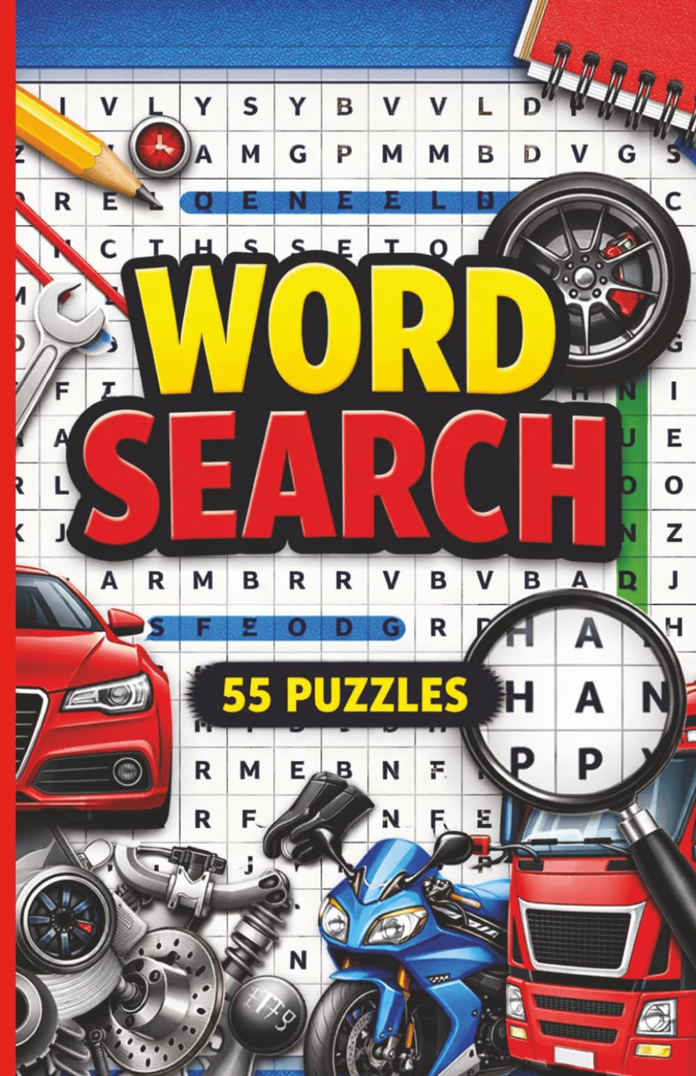 Ultimate Motor Wordsearch: 55 puzzles