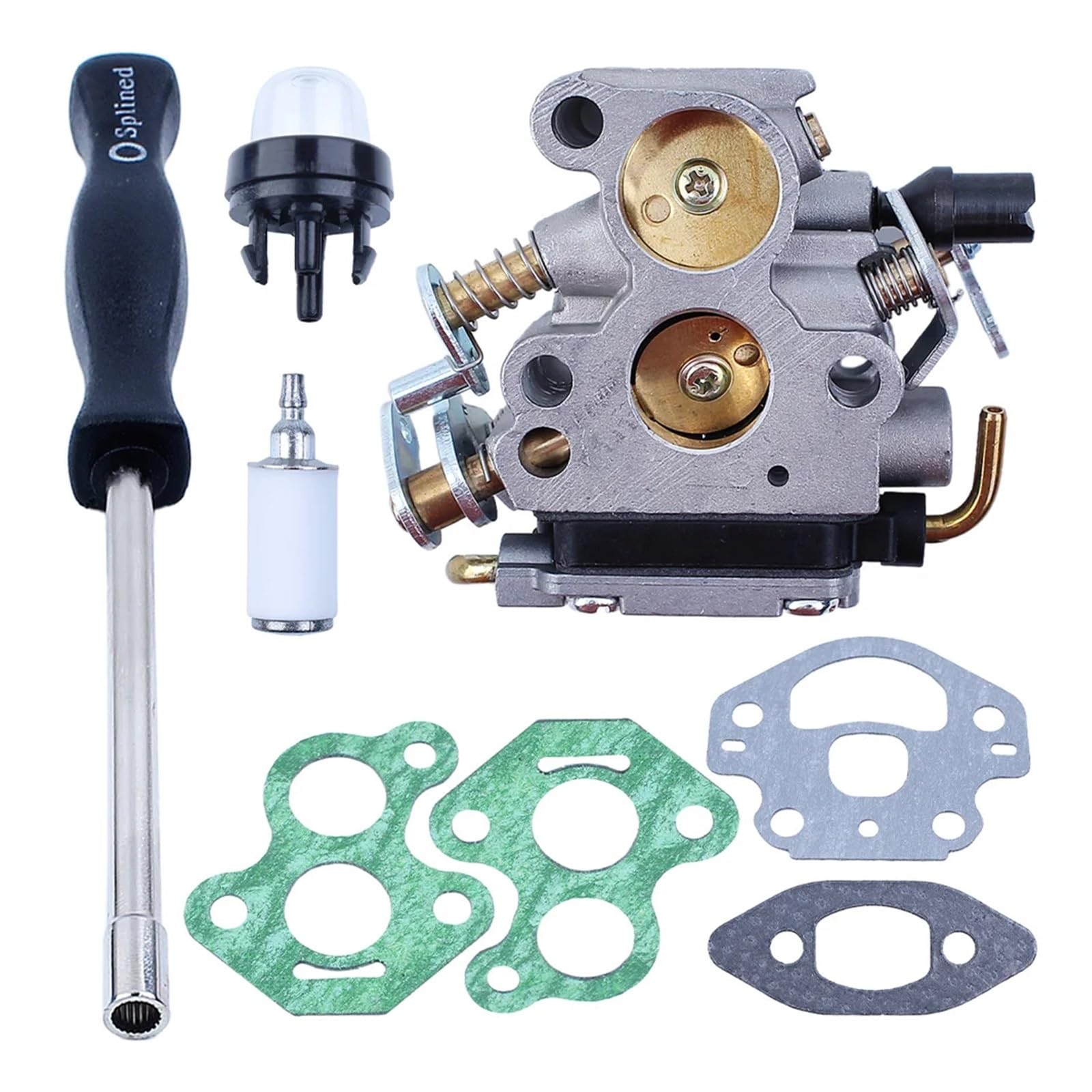 Kit de Juntas for Destornillador de carburador Compatible con Motosierra CS340 y CS380, cebador de carburador, Repuesto for Motosierra de Gasolina.