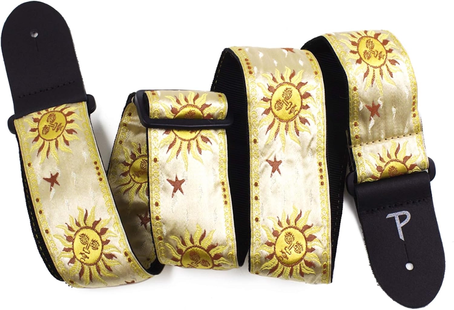Perri’s Leathers Ltd. - Guitar Strap - Jacquard - Adjustable - For Acoustic/Bass/Electric Guitars - Made in Canada