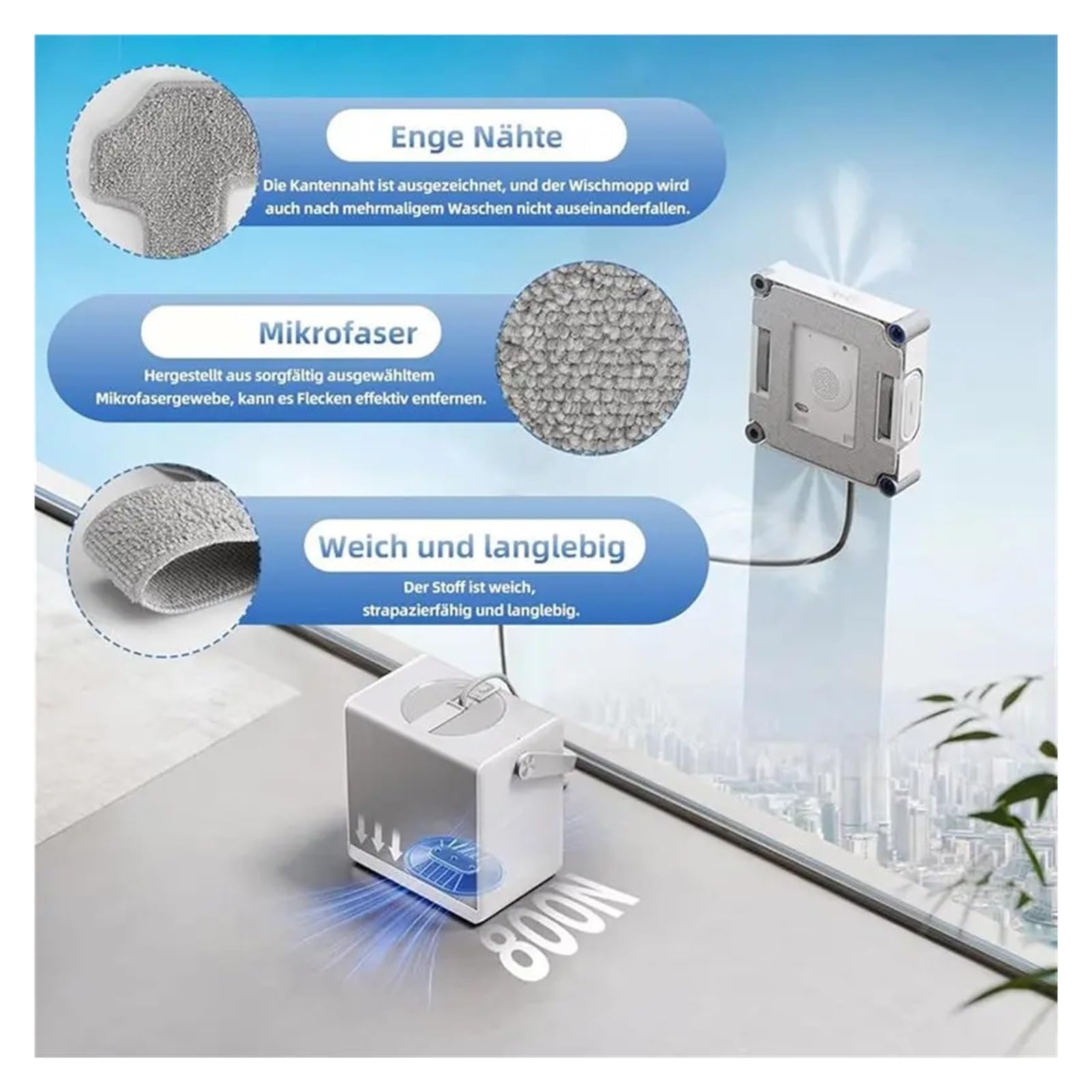 Paño De Limpieza De Microfibra, Compatible Con Ecovacs | Compatible con Ecovacs Winbot W2S/W2S Omni.(Gray 16 pieces)