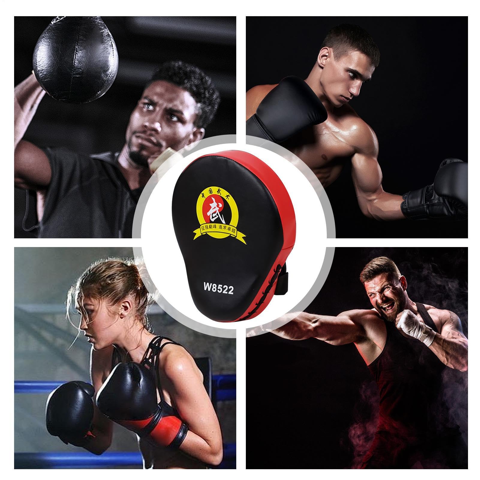 Podkładki treningowe bokserskie, rękawice do uderzania w fitness, przenośne podkładki treningowe do Muay, zawodów, fitnessu, sportu, treningu, karate, domu, siłowni