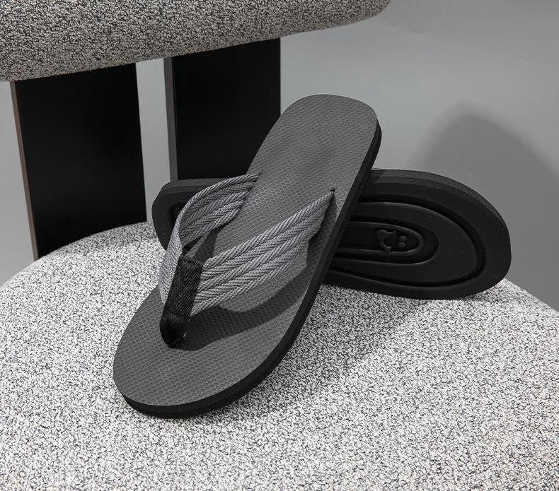 Unisex Comfort Flip-Flops Beach Pool Sandals for Men Women Summer Vacation Black 11-11.5 Women/10-10.5 Men
