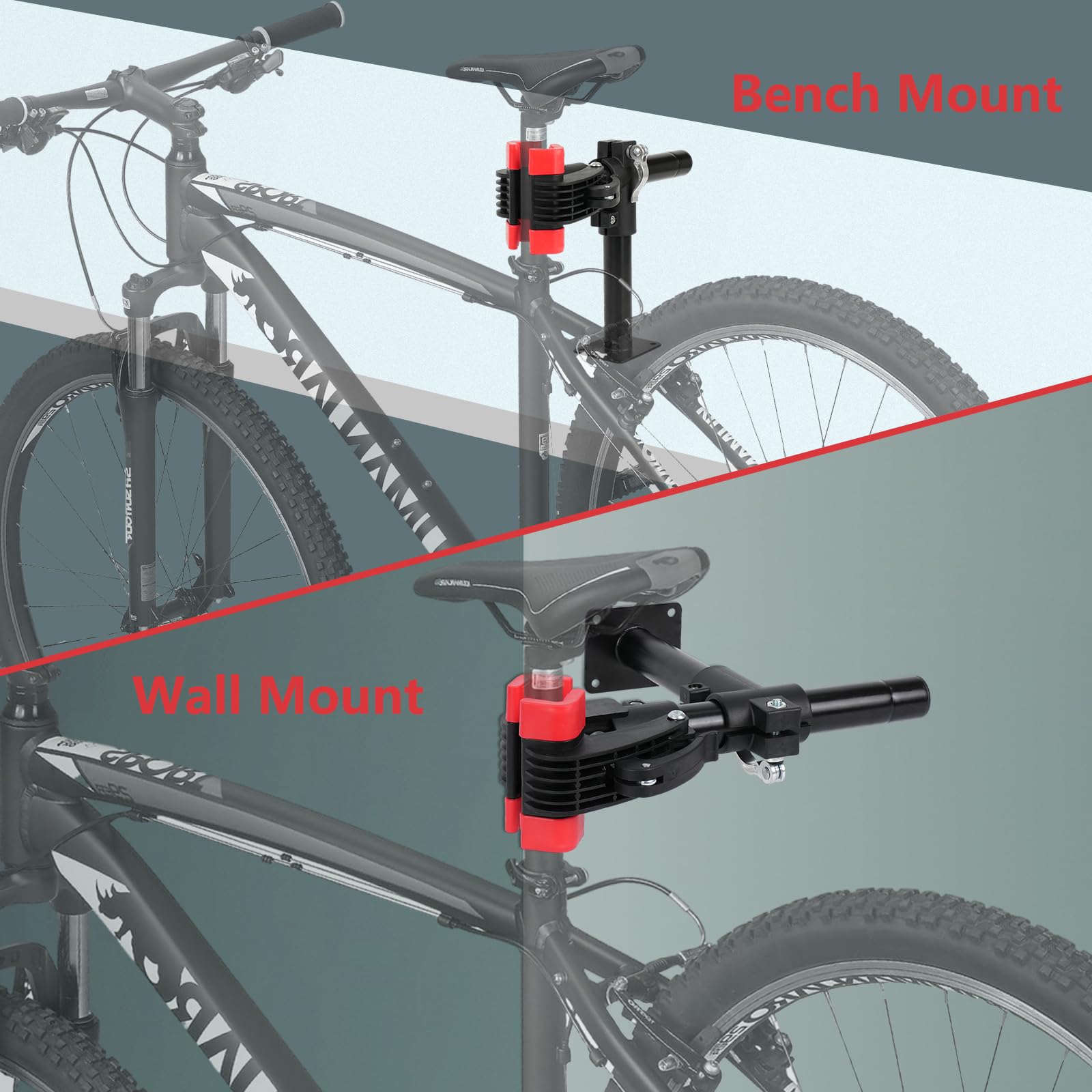 BALINGE Supporto Per Riparazione Bici - Cavalletto Verticale Regolabile Per MTB E Bici Da Strada - 5