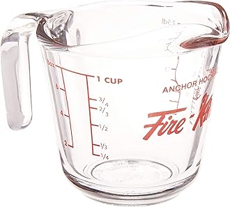 Anchor HockingFire-King Measuring Cup, Glass, 1-Cup