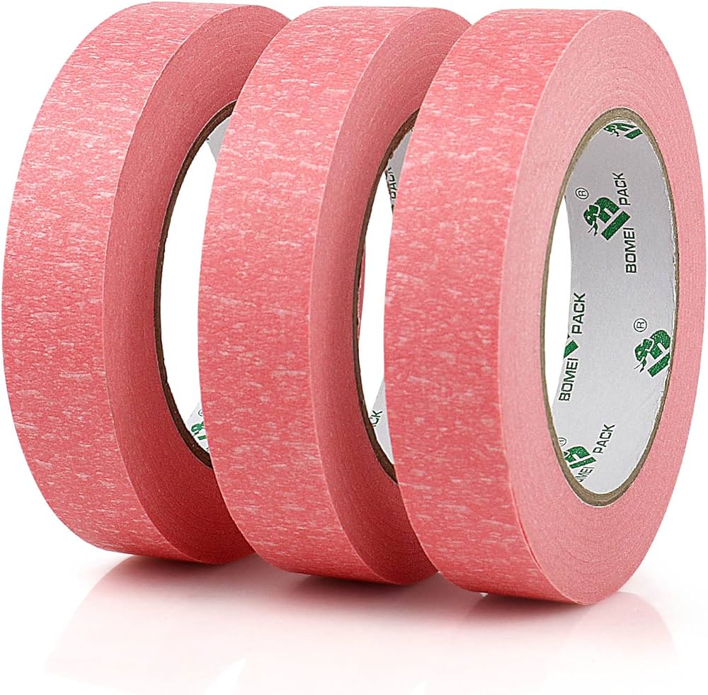 Amazon.co.jp: BOMEI PACKマスキングテープ24 mm×55 yテープ【3