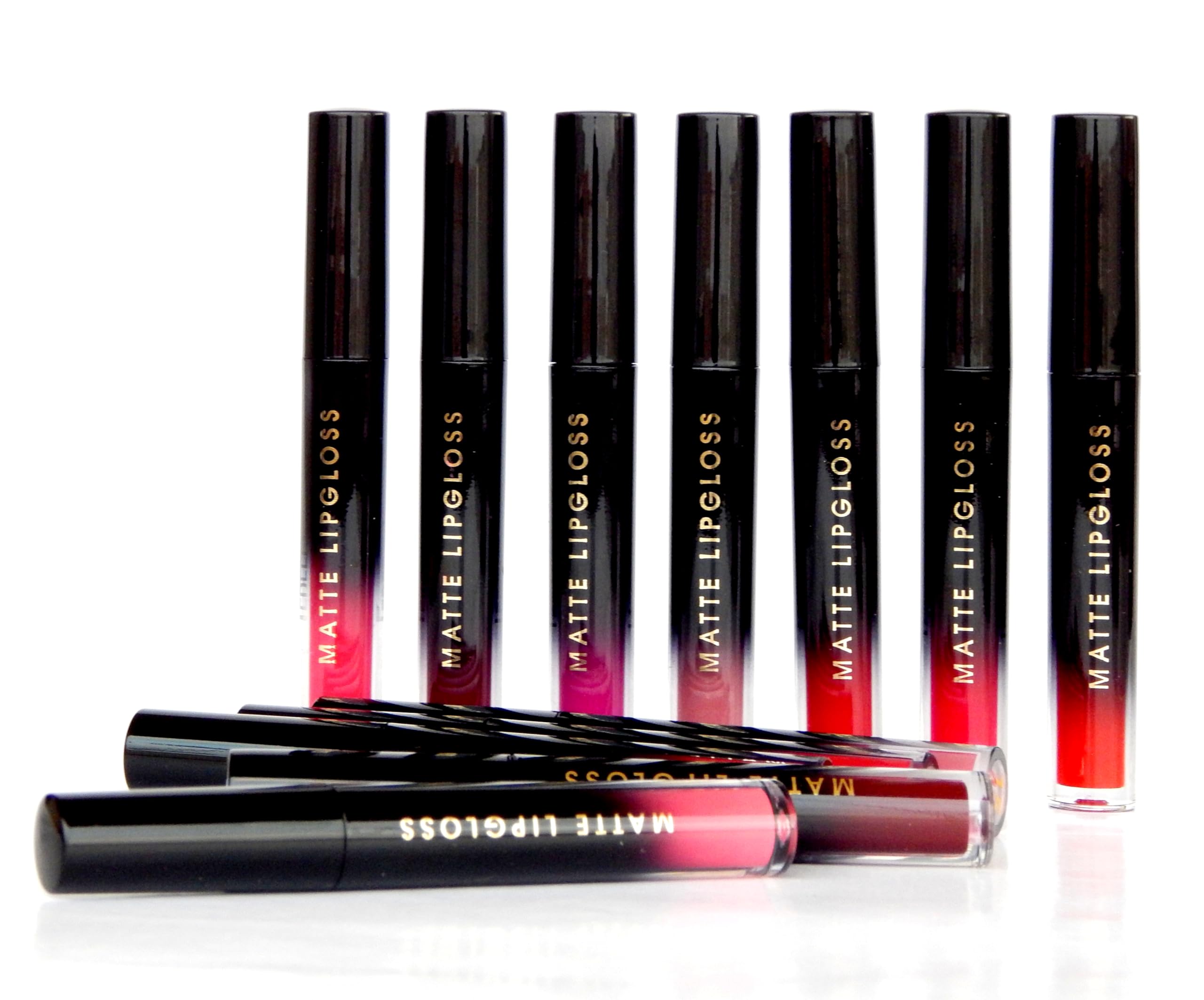 FIRSTZON 24hr weightless liquid matte lipstick combo pack of 12, non transferable, longlasting, waterproof,superstay,nude shades,red&mehroon shades (SET B)-image-25