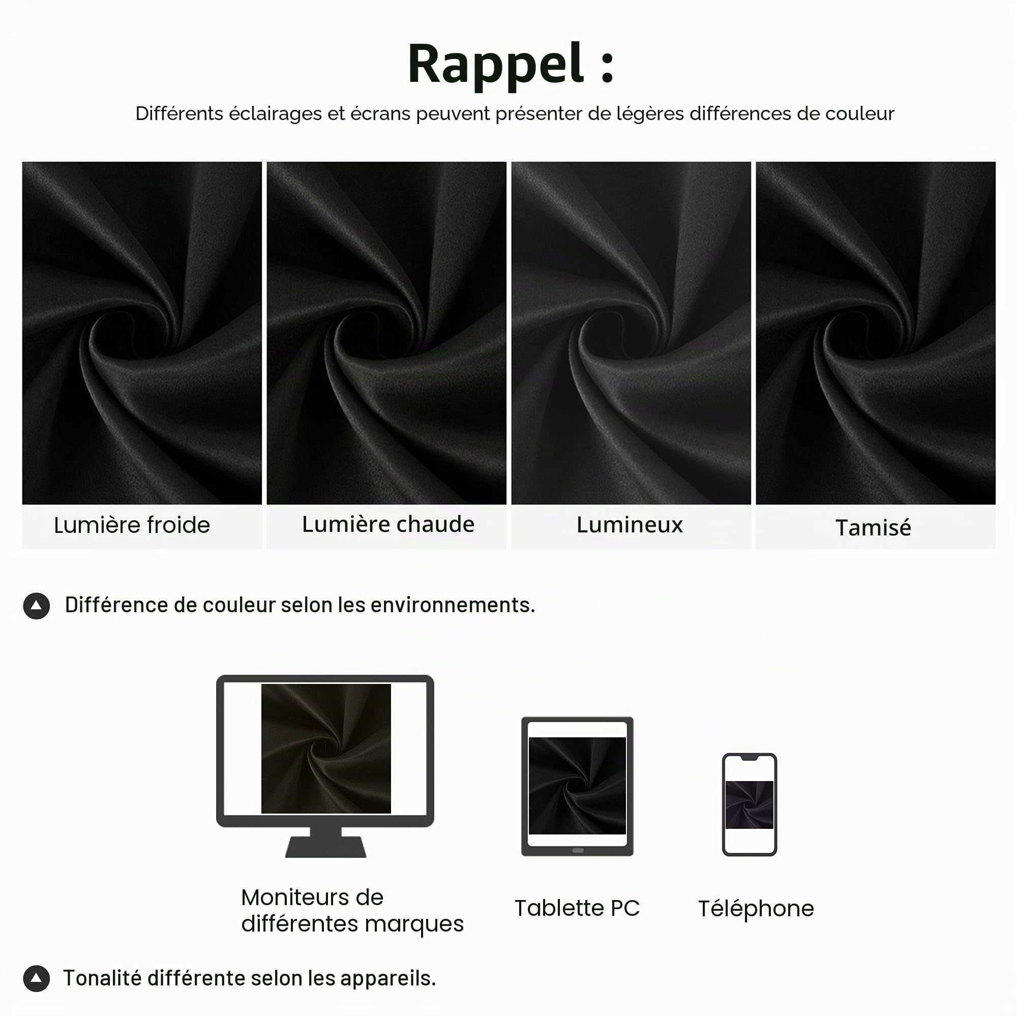 PiccoCasa 2pcs Rideaux Occultant Fenêtre Polyester 100% Panneau Fenêtre Niveaux Isolation Thermique Tige Poche pour Chambre Noir 52 x 36 pouces